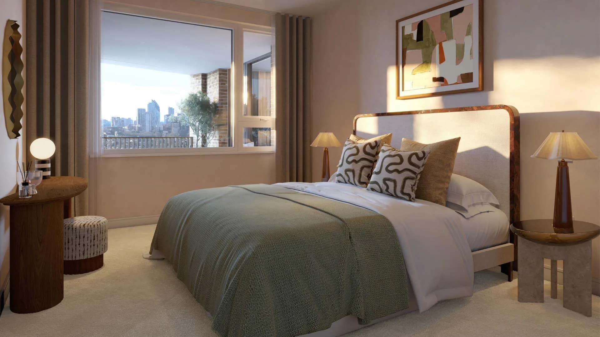 Bermondsey Tower, bedroom city view
