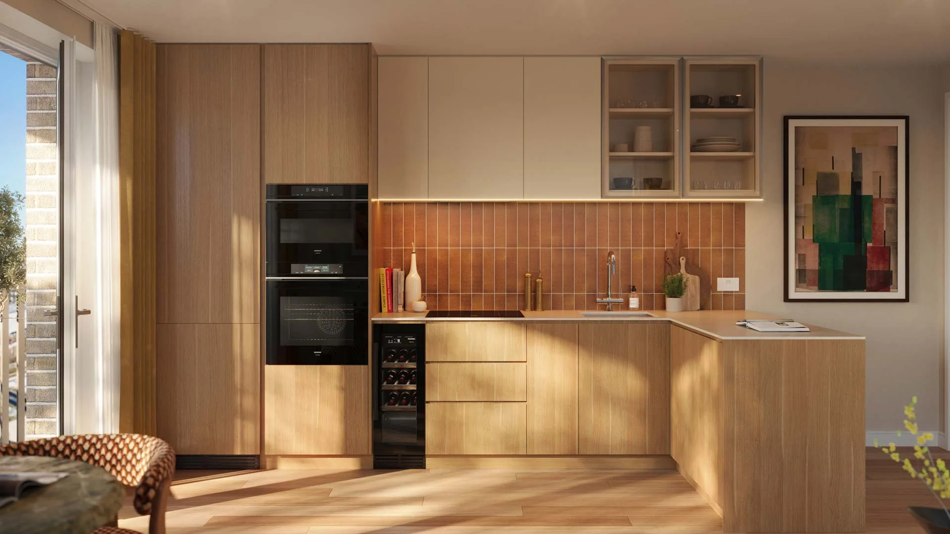 London Square Bermondsey, kitchen