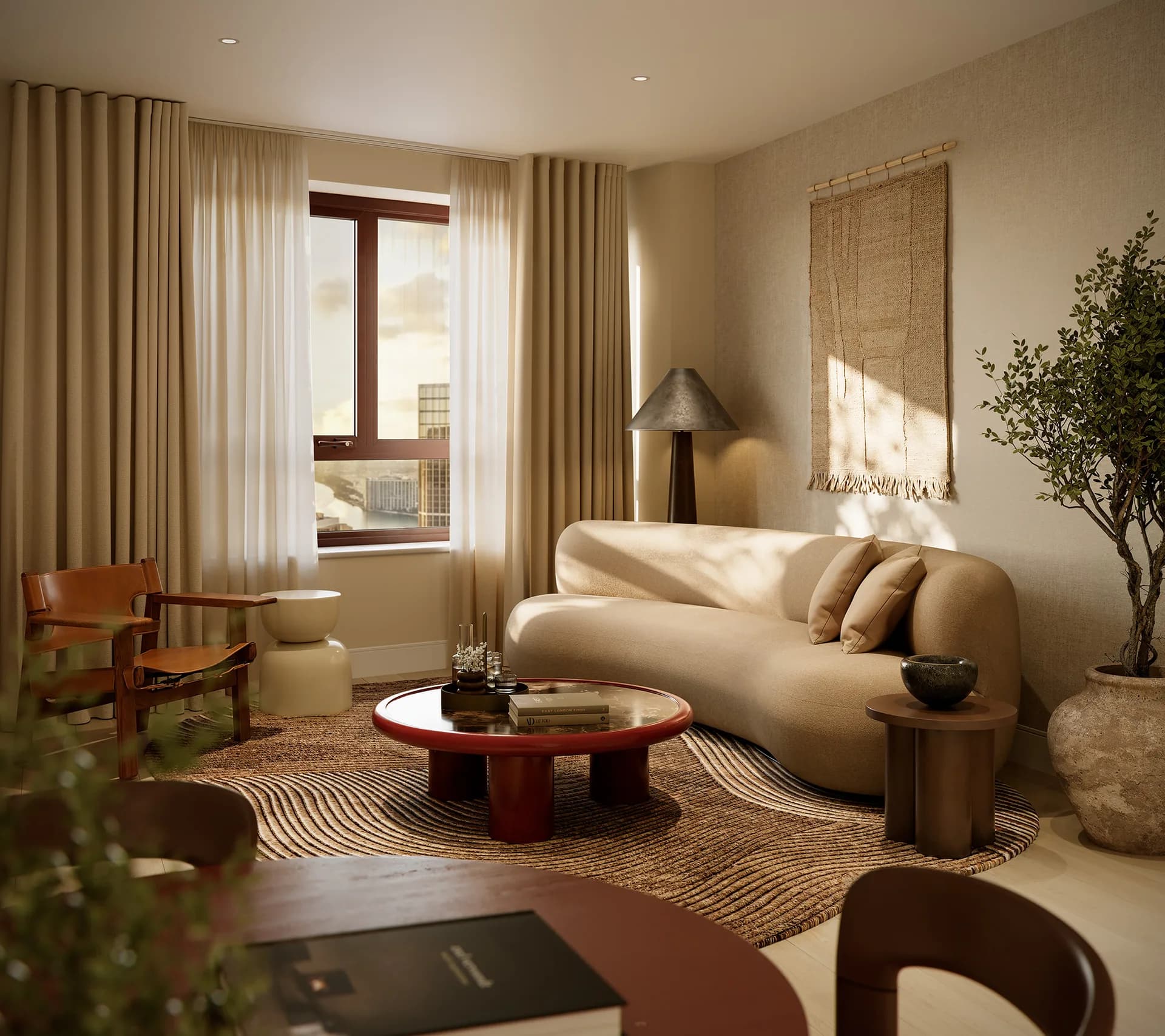 Nine Elms Living, living room