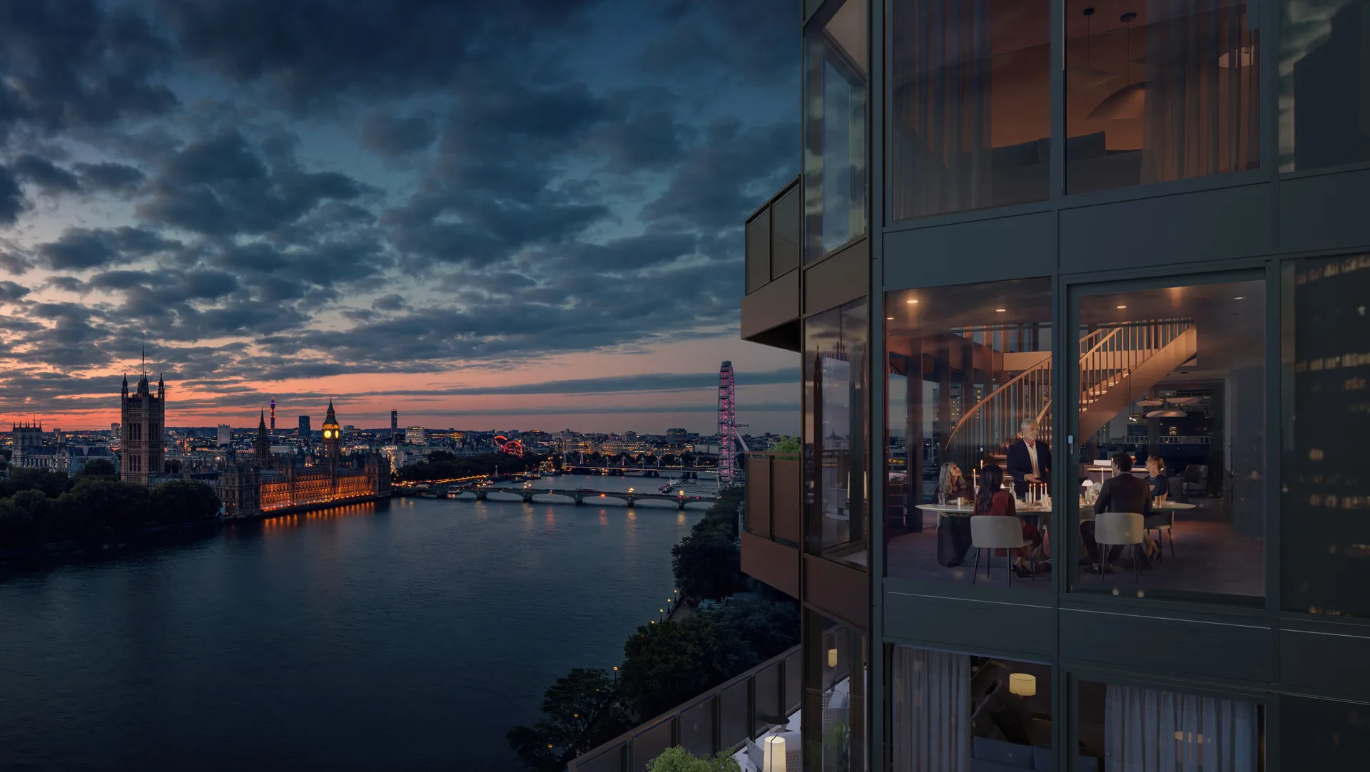 Westminster Tower, parliament night