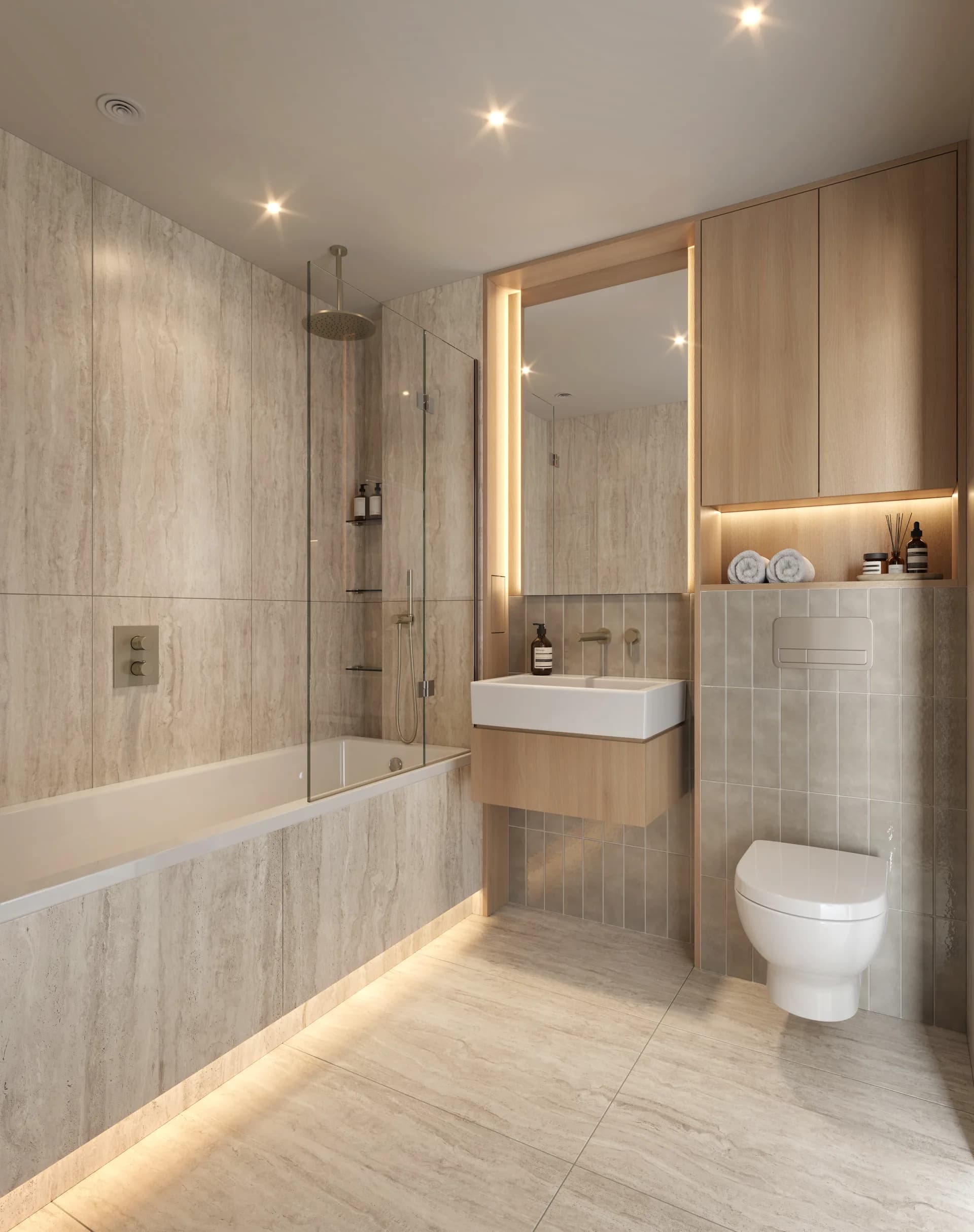 Wimbledon Residence, bathroom