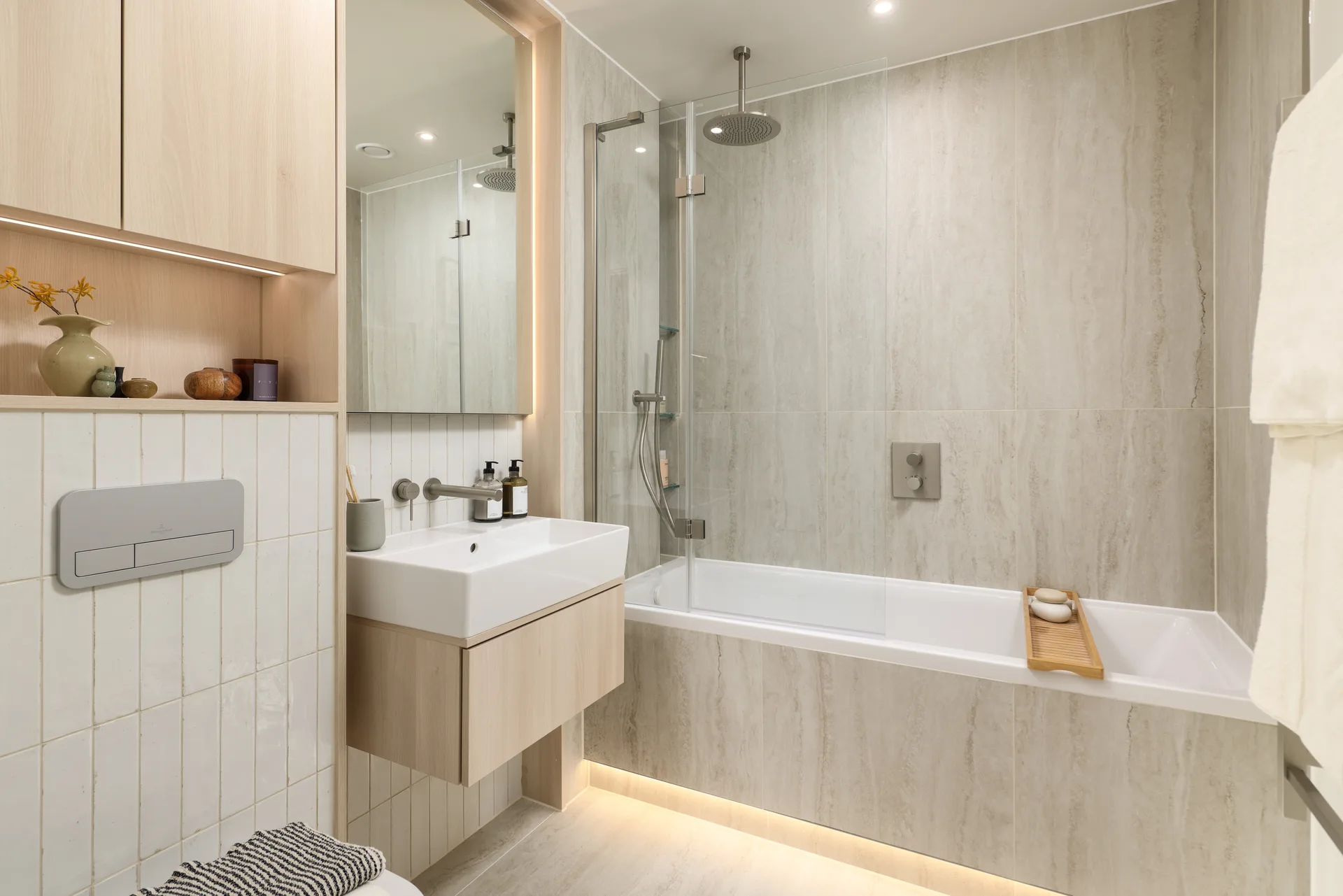 Wimbledon Residence, show home bathroom