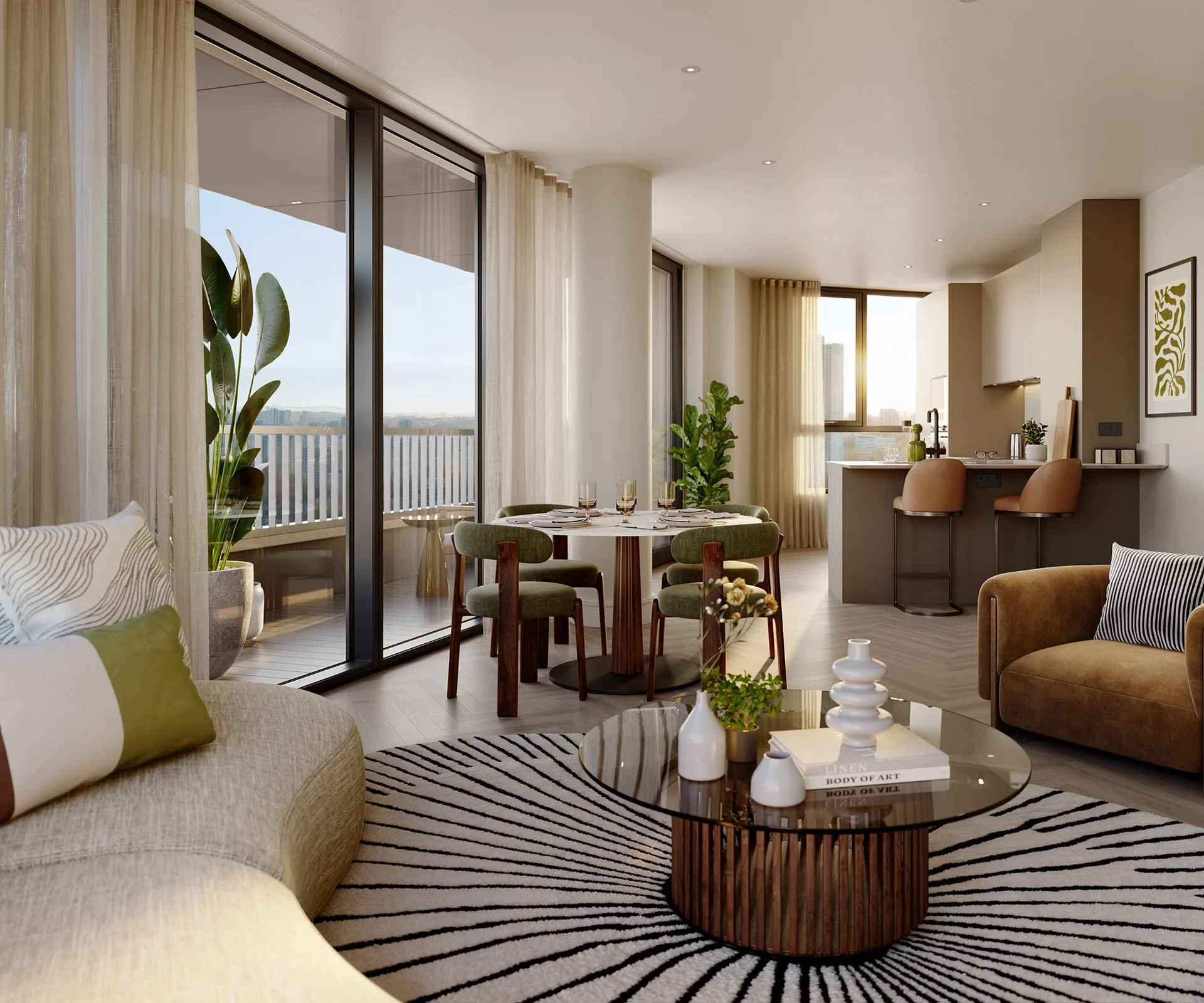 Woolwich Quarter, living room