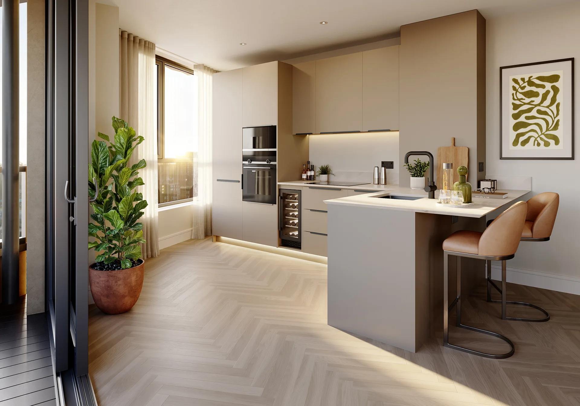 Woolwich Quarter, kitchen